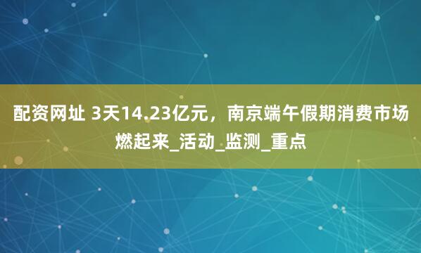 配资网址 3天14.23亿元，南京端午假期消费市场燃起来_活动_监测_重点